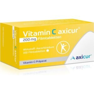 Vitamin C AXICUR 200 mg Film-Coated Tablets, Vitamin C AXICUR 200 mg Filmtabletten