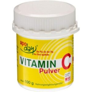 Vitamin C Powder – 100g, Vitamin-C-Pulver – 100 g