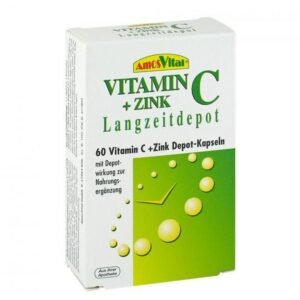VITAMIN C + ZINK depot capsules Amos vital, 60 pcs