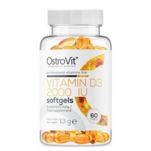 Vitamin D3 2000 IU vitamin D3 capsules 60