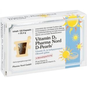 Vitamin D3 Pharma Nord 20 mg Capsules,Vitamin D3 Pharma Nord 20 mg Kapseln