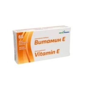 Vitamin E 100mg, 60, Витамин Е 100мг