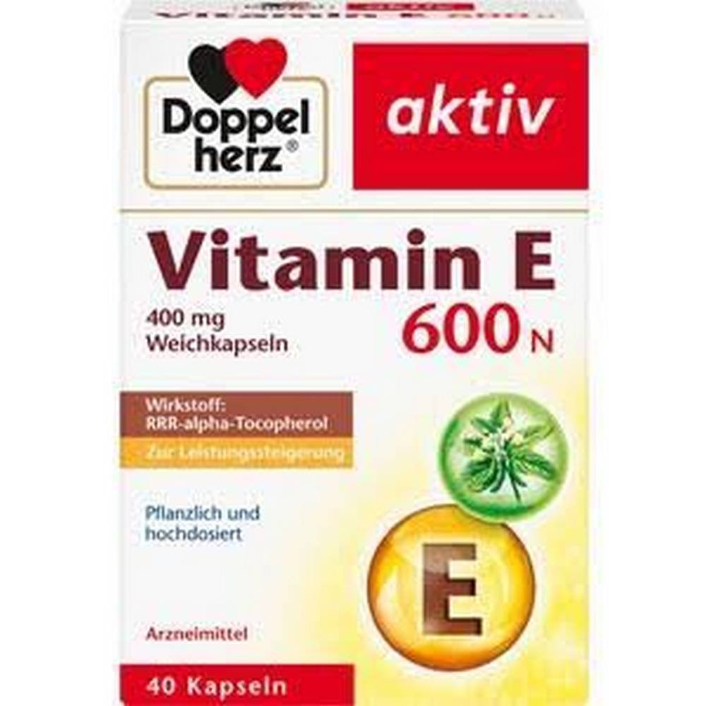 Vitamin E 600 N soft capsules, 40 pcs