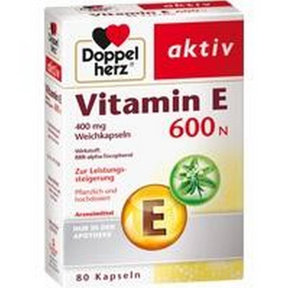 Vitamin E 600 N soft capsules, 80 pcs