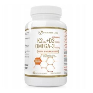 Vitamin K2 MK-7 + D3 2000IU Vit E OMEGA-3 90 caps