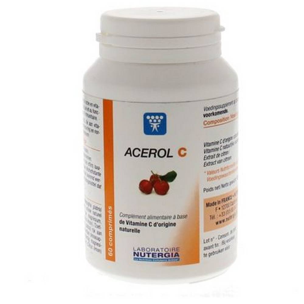 Vitamins And Antioxidants Acerol C, 60, Vitamines Et Antioxydants Acerol C