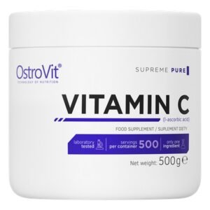 Vitamins powder OstroVit Super Pure Vitamin C vitamin C 500 g 1 pc,Witaminy proszek Super Pure Vitamin C witamina C 500 g 1 szt
