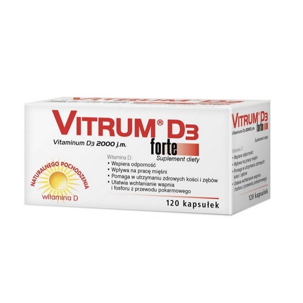 Vitrum D3 Forte 2000 JM 120 caps.