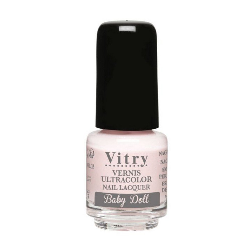 Vitry Nail Polish Pink 4ml,Vitry Vernis à Ongles Rose 4 ml