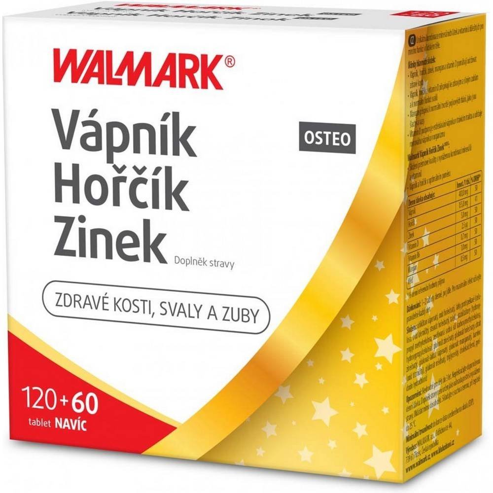 Walmark Calcium Magnesium Zinc OSTEO 180, Walmark Vápník Hořčík Zinek OSTEO 180