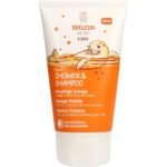 WELEDA Kids 2in1 Shower & Shampoo fruity orange, 150 ml