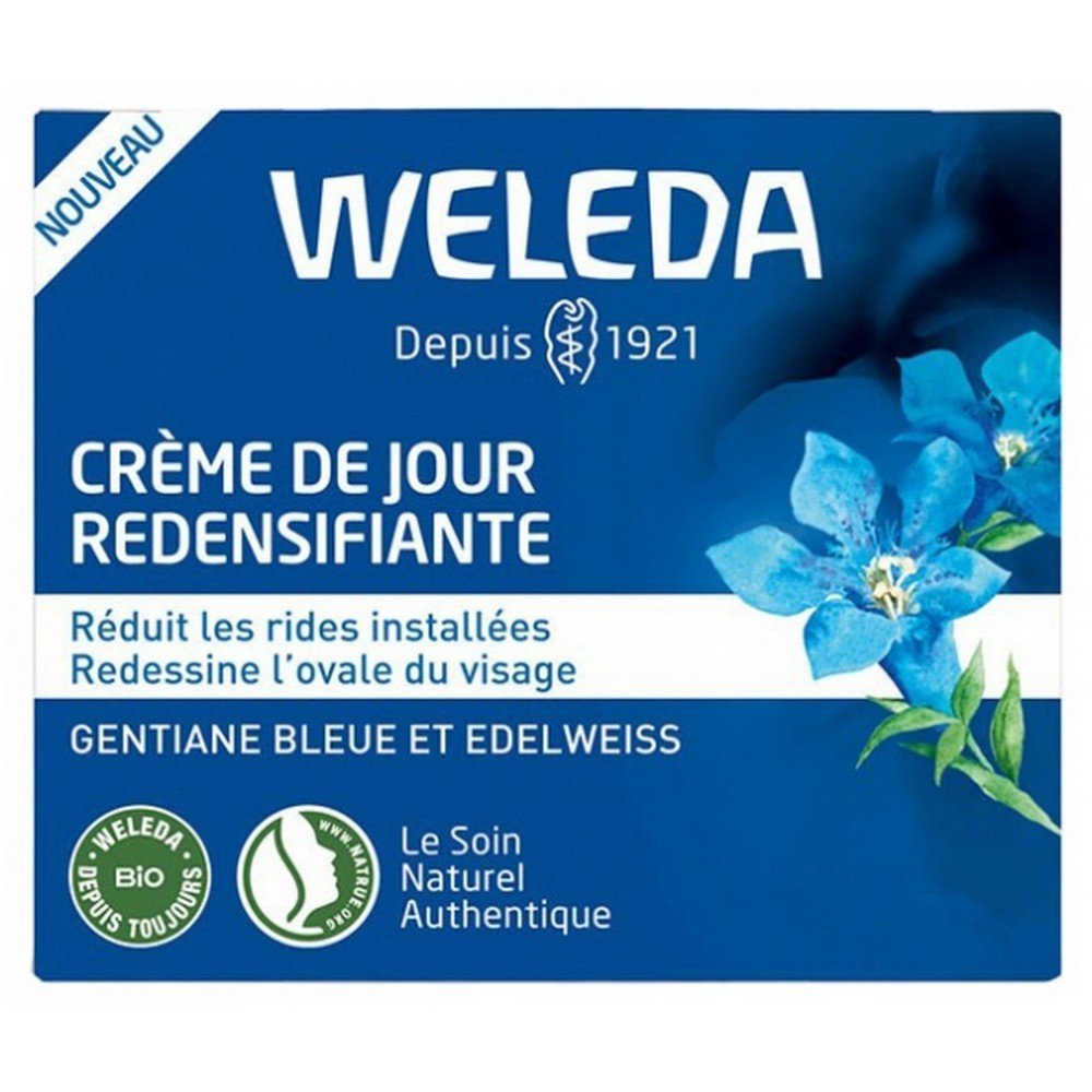 Weleda Gentiane Organic Redensifying Day Cream 40ml,Crème de Jour Redensifiante Bio 40 ml
