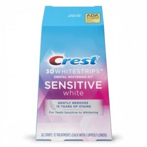 Whitening strips Crest 3D White SENSITIVE - for sensitive teeth