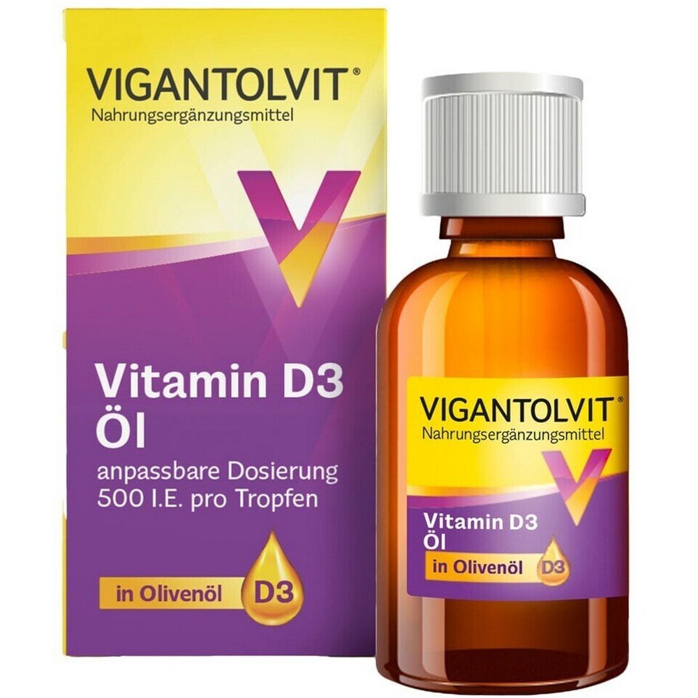 Wick Vigantolvit Vitamin D3 500 IU 10ml,Wick Vigantolvit Vitamin D3 500 I.E. 10ml