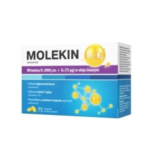 Zdrovit Molekin Vitamin D3 + K2 in Linseed Oil 75 caps.