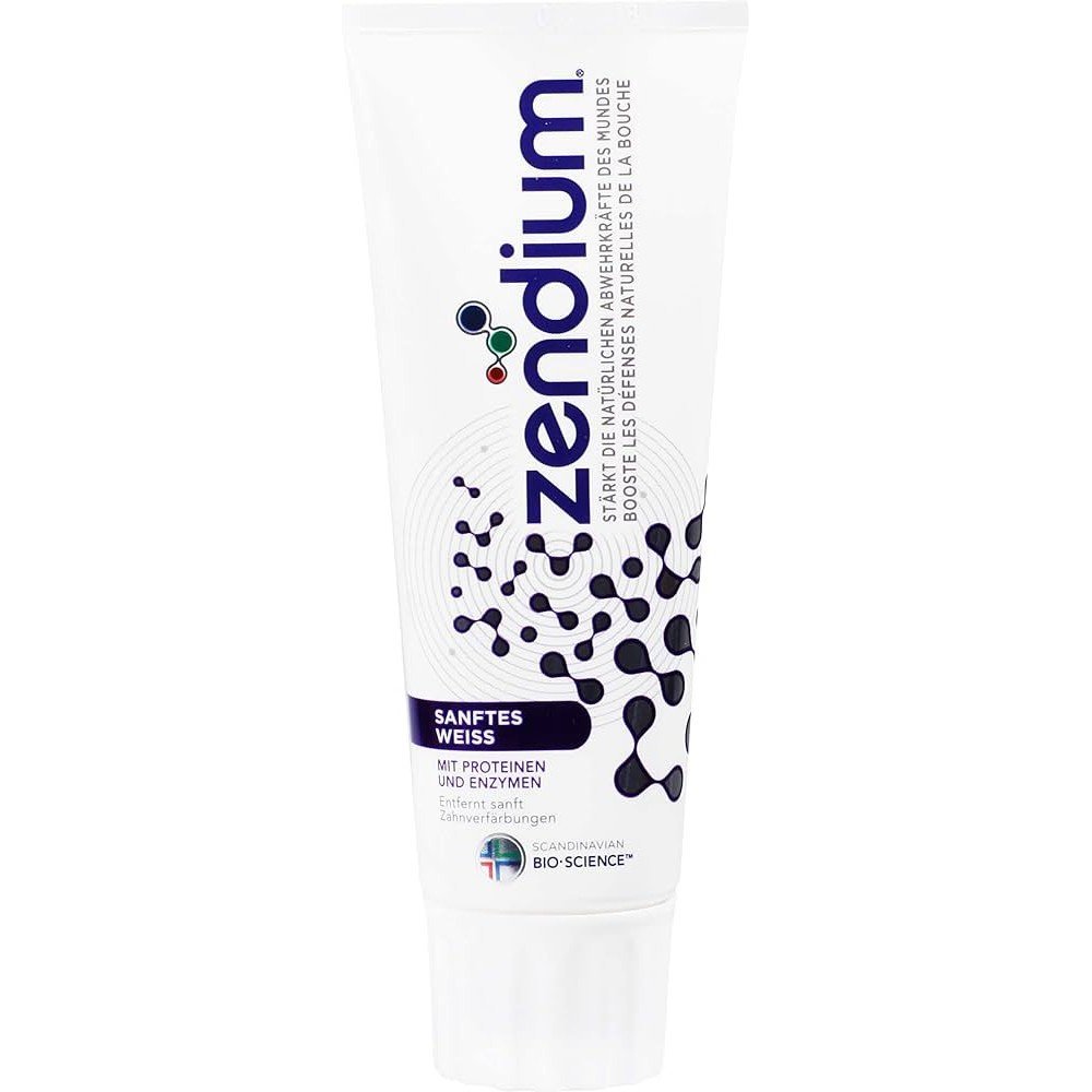 ZENDIUM Toothpaste soft white, 75 ml