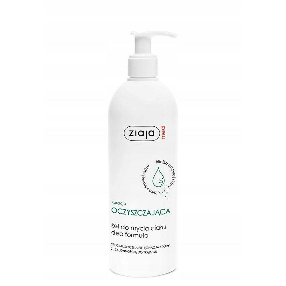 Ziaja,Ziaja Med cleansing treatment, body wash gel,Ziaja Med kuracja oczyszczająca żel do mycia ciała
