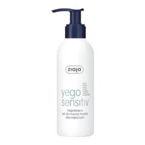 Ziaja Yego Sensitiv, soothing facial cleansing gel for men, 200 ml