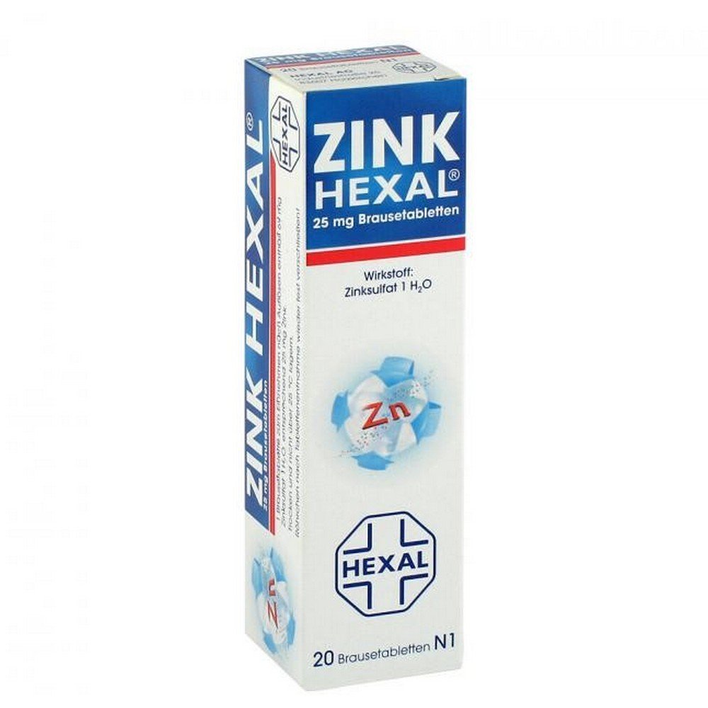 ZINK HEXAL effervescent tablets, 20 pcs