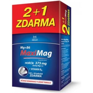 Zrovit MaxiMag Magnesium 375 mg B6 15, Zdrovit MaxiMag Hořčík