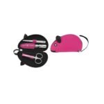 ZWILLING Classic Inox zipper case children's mouse shape (3-piece),ZWILLING Classic Inox Reißverschluss-Etui Kinder Maus-Form (3-tlg.)