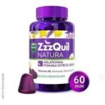 ZzzQuil Natura Melatonin with forest fruit flavor 60 Gummies