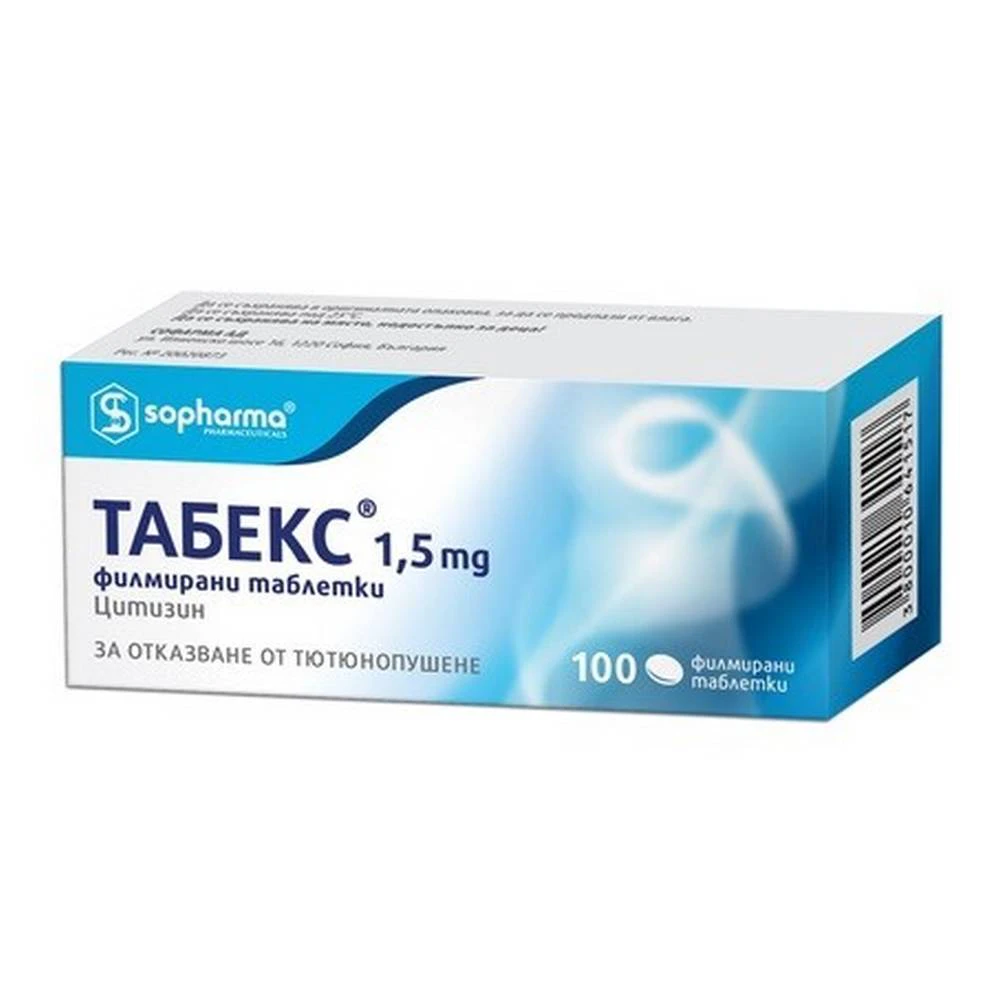 Tabex 1.5 mg 100 Comprimidos Sopharma